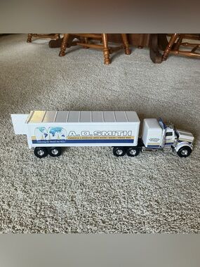 Vintage  Ertil AO Smith Semi Truck with Trailer
